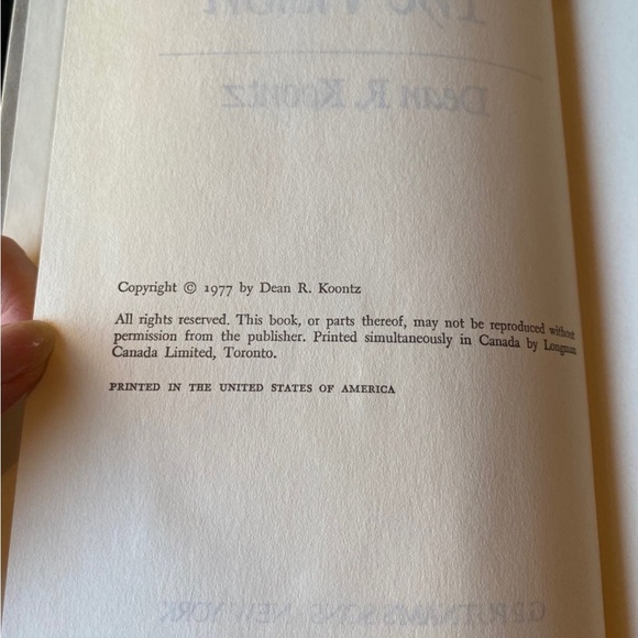 Vintage 1977 Book Club Edition The Vision by Dean R. Koontz Hardback Book - Picture 6 of 9